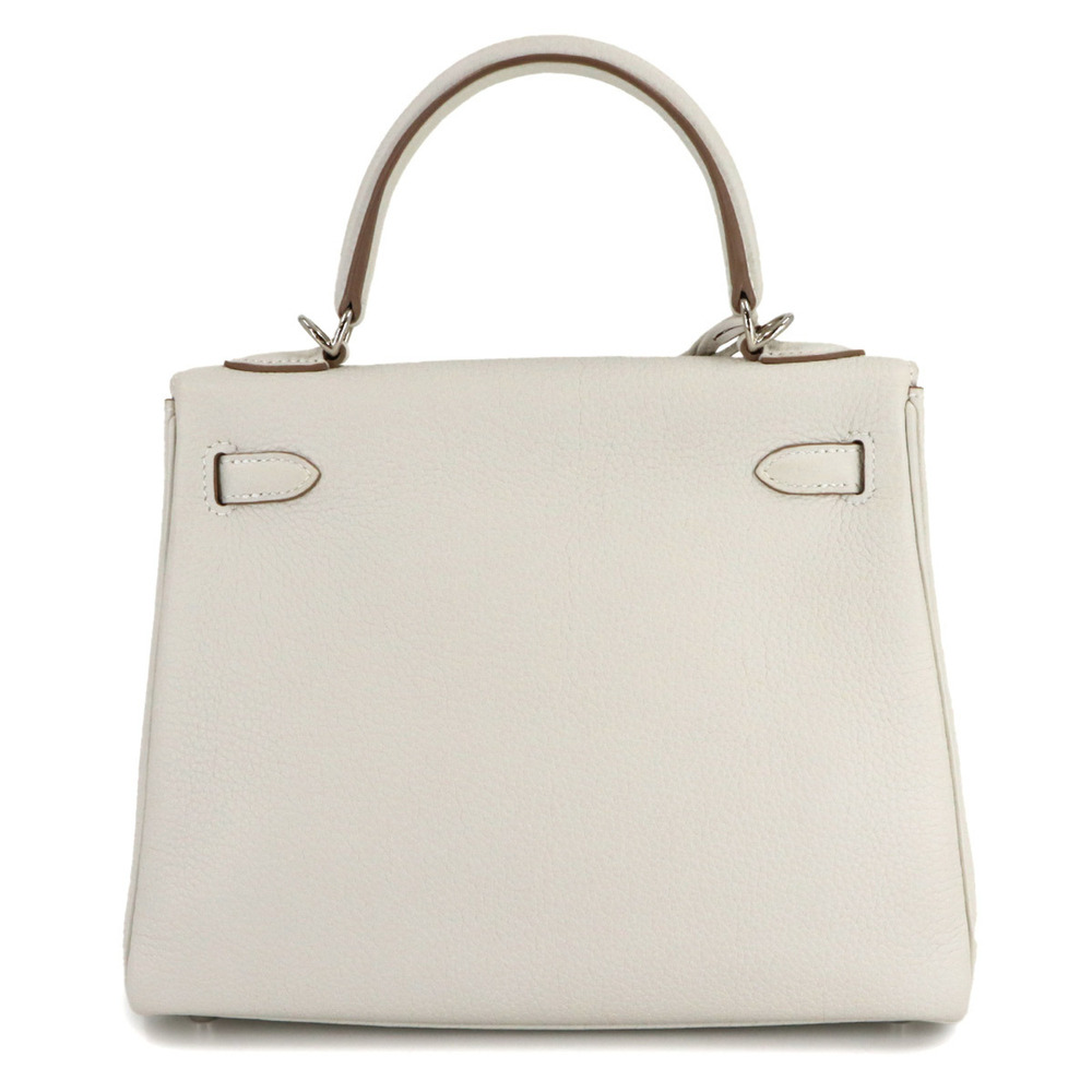 Hermes Kelly 25 Togo Mushroom 2-way Handbag Shoulder with Inside Stitching, W... - Picture 3 of 10